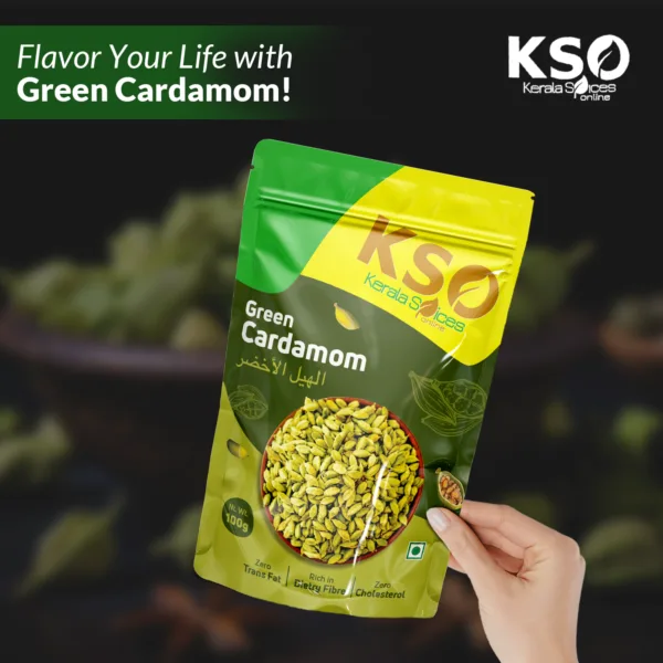 High Quality Medium Size Cardamom 7-8mm - Image 5