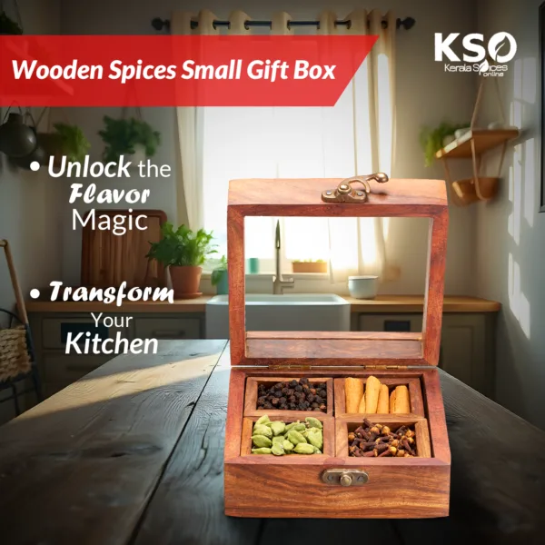 Wooden Spices Small Gift Box - Image 5