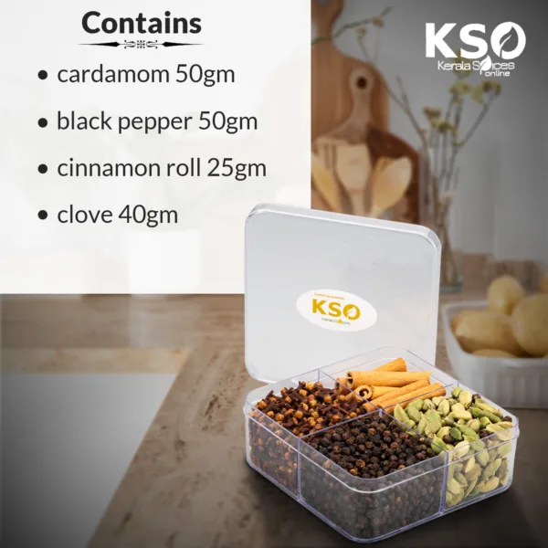 Spice Box 4 in1 Essential Spice Quartet for Kitchen - Image 2