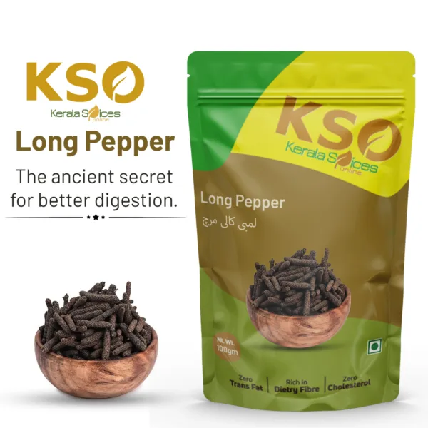 Long Pepper-Pippali (लंबी काली मिर्च) 100g - Image 3