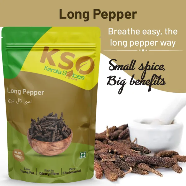Long Pepper-Pippali (लंबी काली मिर्च) 100g - Image 4