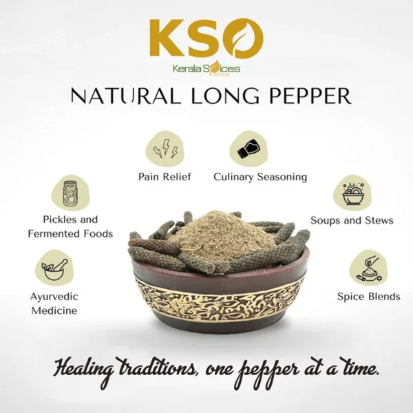 Long Pepper-Pippali (लंबी काली मिर्च) 100g - Image 5