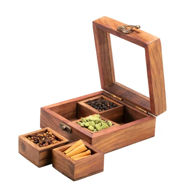 Wooden Spices Small Gift Box - Image 7