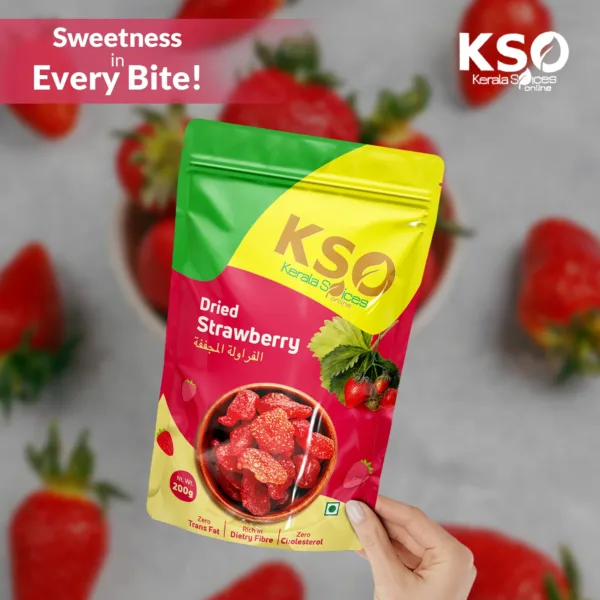 Dried Strawberry 100g - Image 3