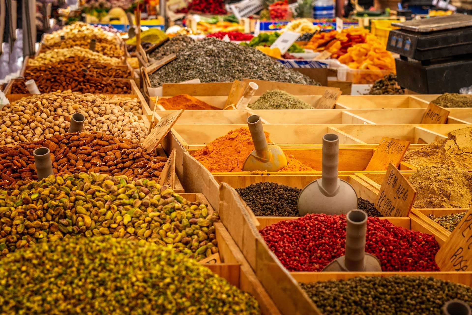 Whole spices from Kerala