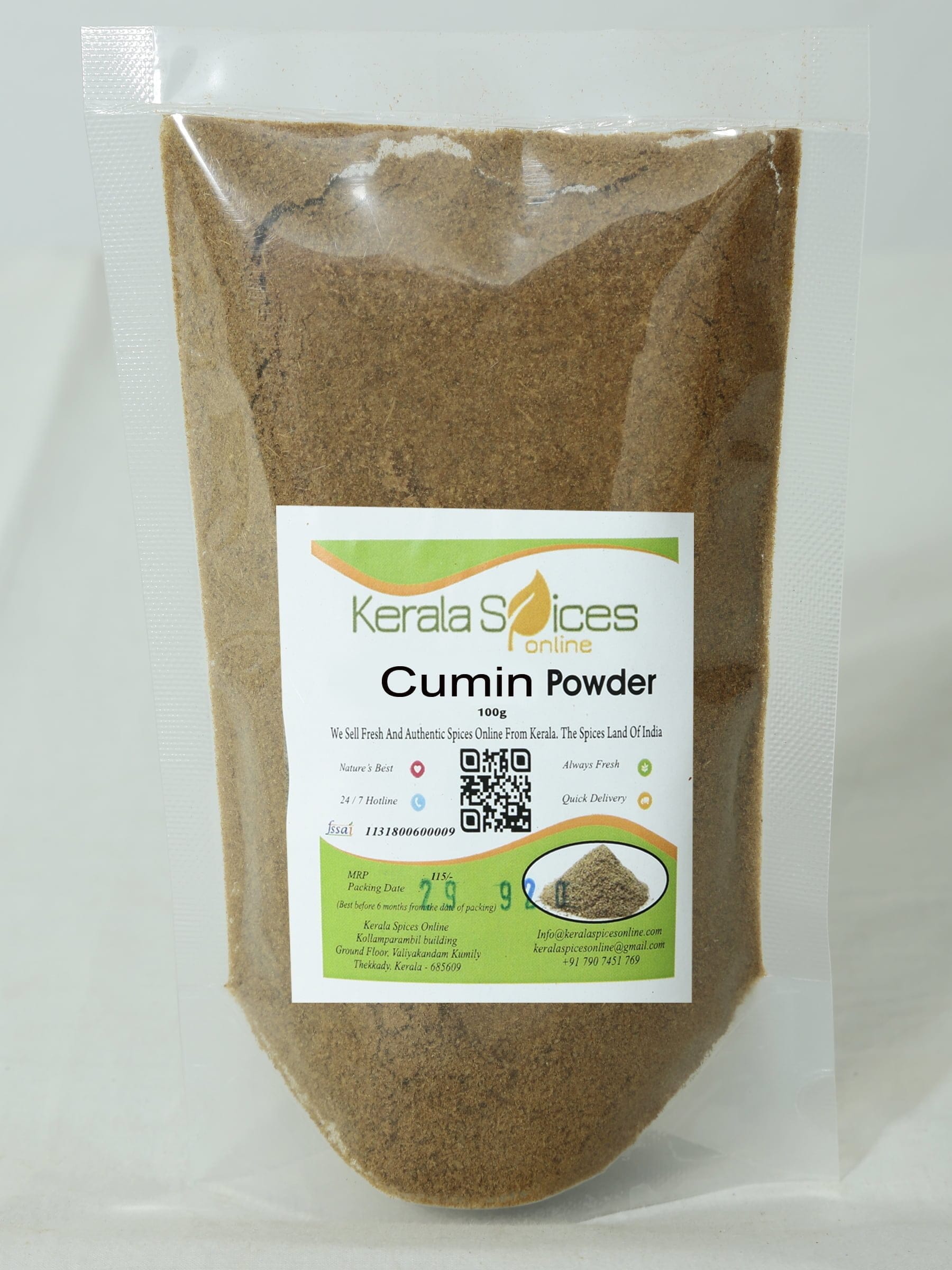 Cumin Powder Kerala Spices