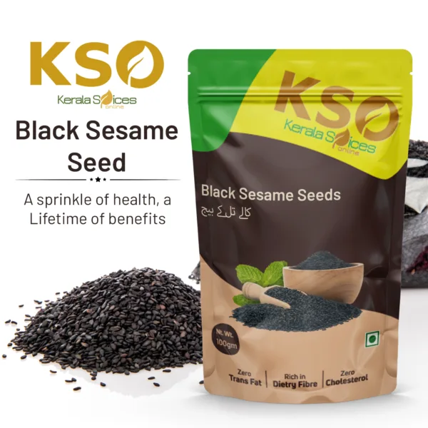Black Sesame Seeds 100g - Image 3