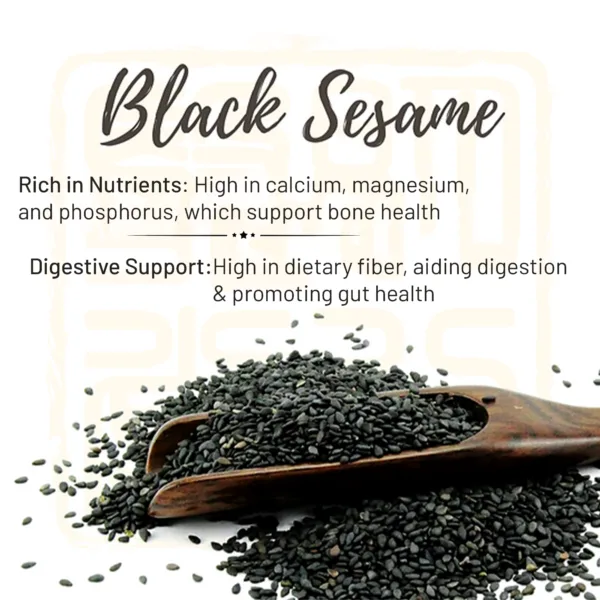 Black Sesame Seeds 100g - Image 5