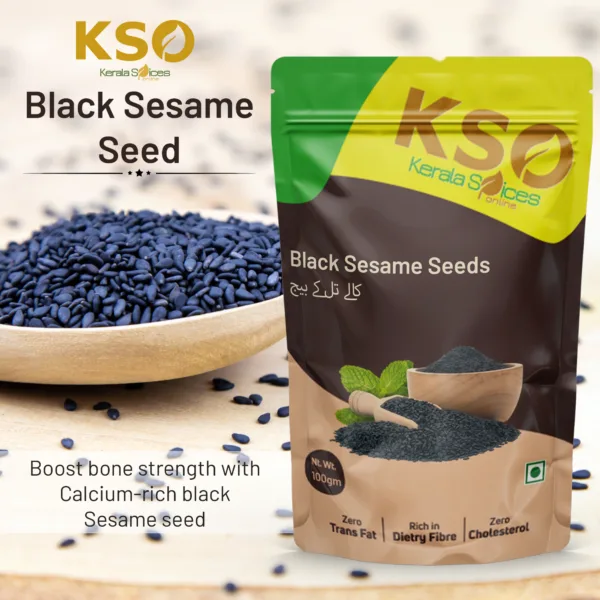 Black Sesame Seeds 100g - Image 2