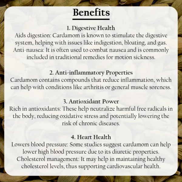Premium Quality Cardamom 8.5mm- 100gm - Image 6