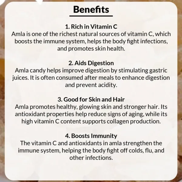 Sweet Amla Candy 100g - Image 5
