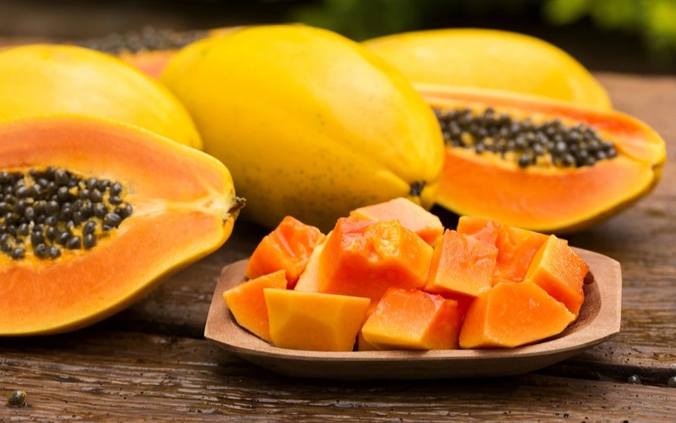 ripe papaya