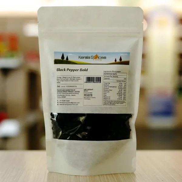 Organic Kerala Black Pepper 100g - Image 2