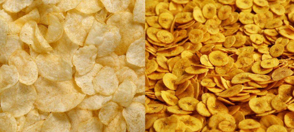 banana chips vs potato chips