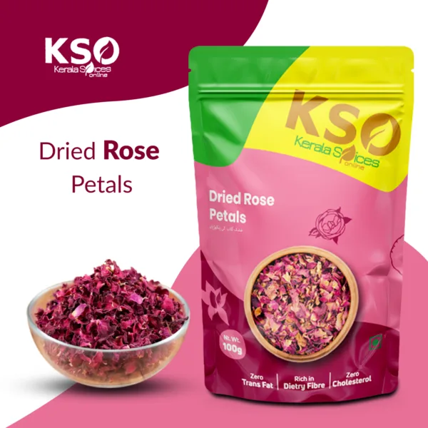 Dried Rose Petals 100gm - Image 2