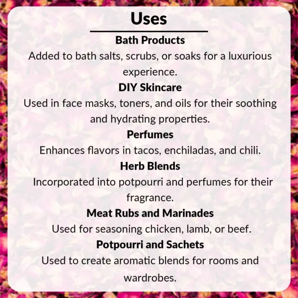 Dried Rose Petals 100gm - Image 5