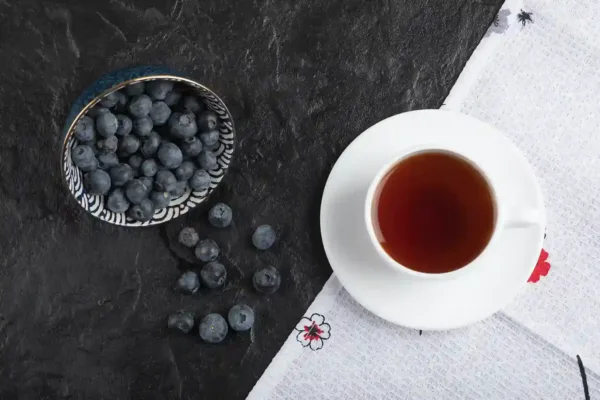 blueberry green tea