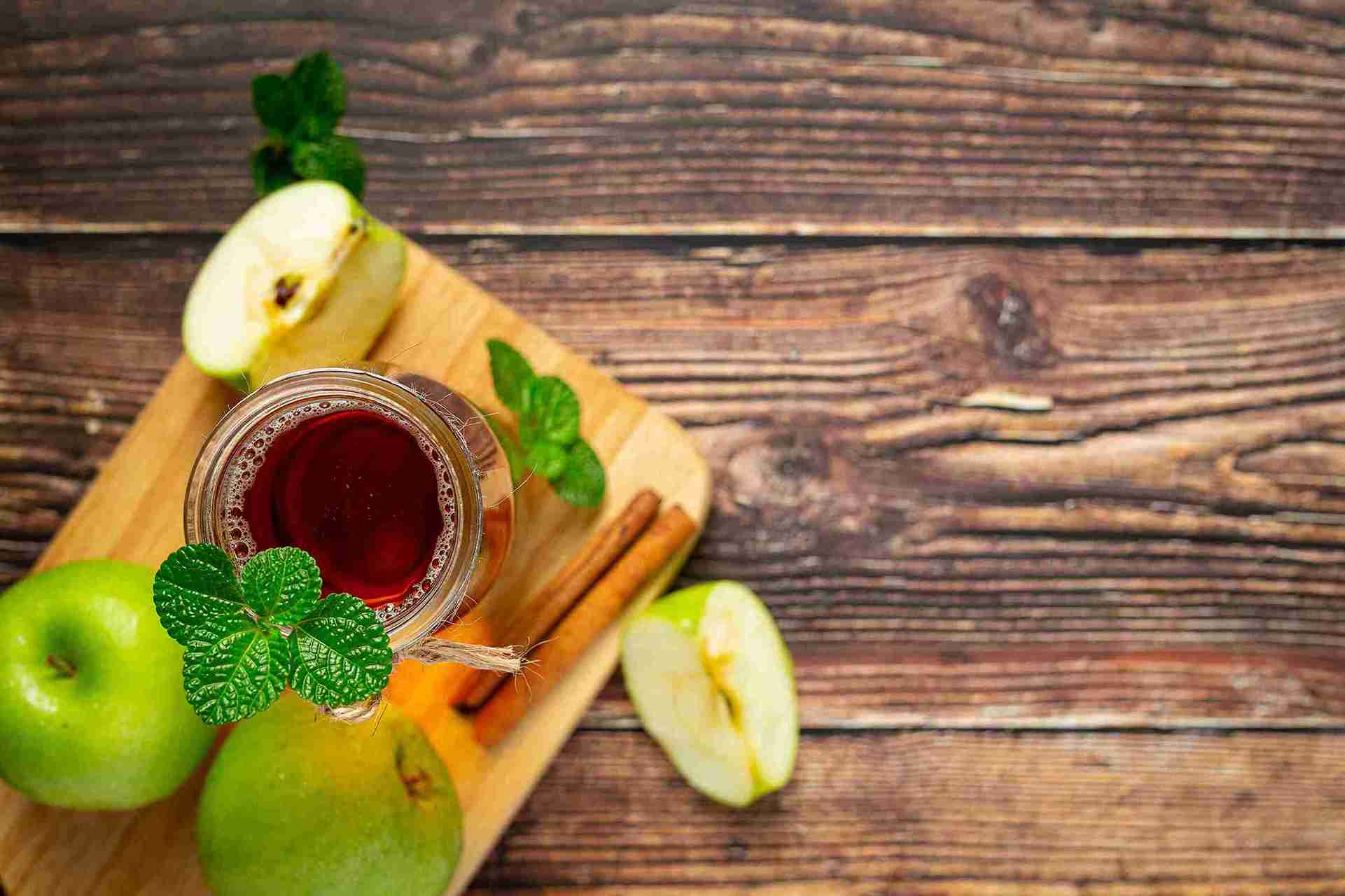 apple mint green tea