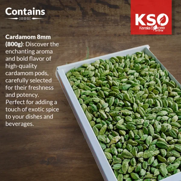 Kerala spices Cardanmom Gift Box - Image 3