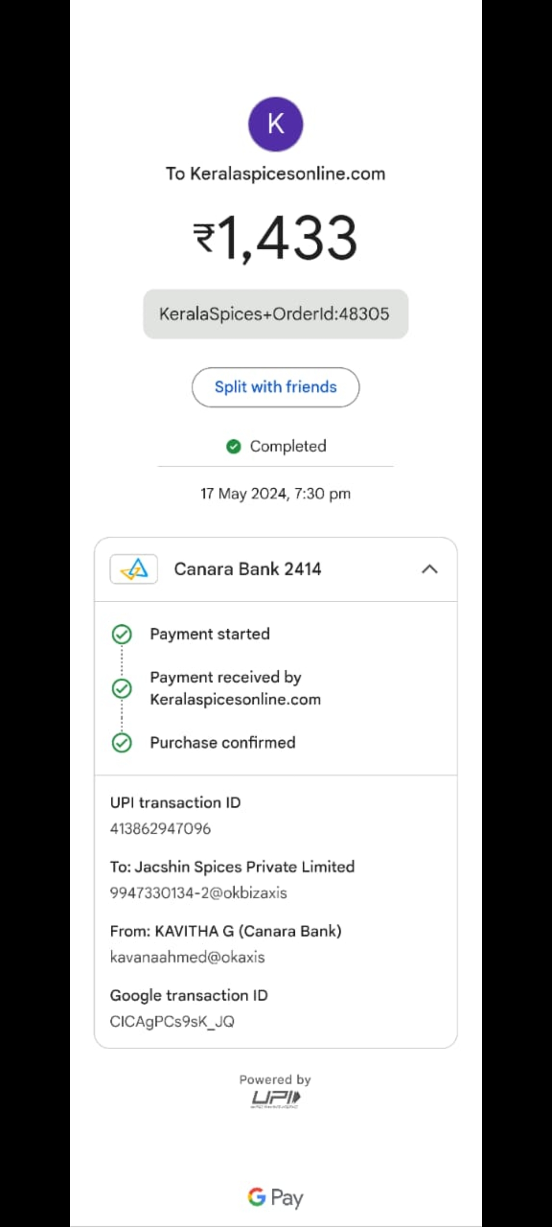 Screenshot 20240517 193426 WhatsApp Kerala Spices screenshot-20240517-193426-whatsapp-kerala-spices