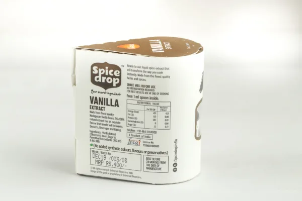 Spice Drop Vanilla Natural  Extract | 20 ml - Image 2