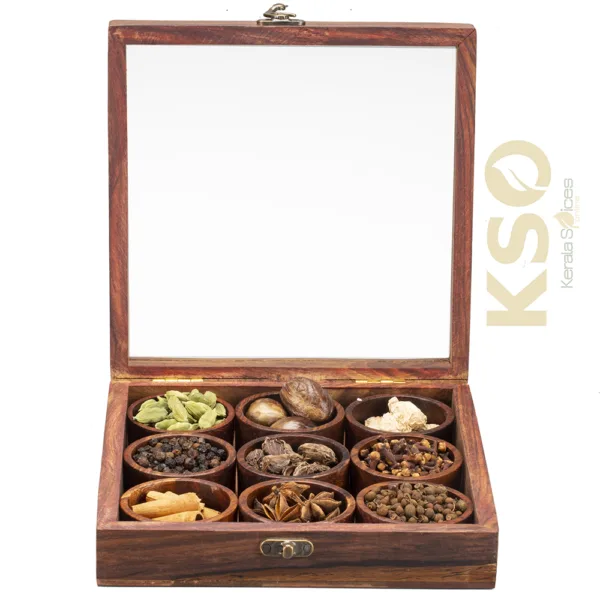 Spices Masterpiece Set- Wooden Spices Box - Image 3