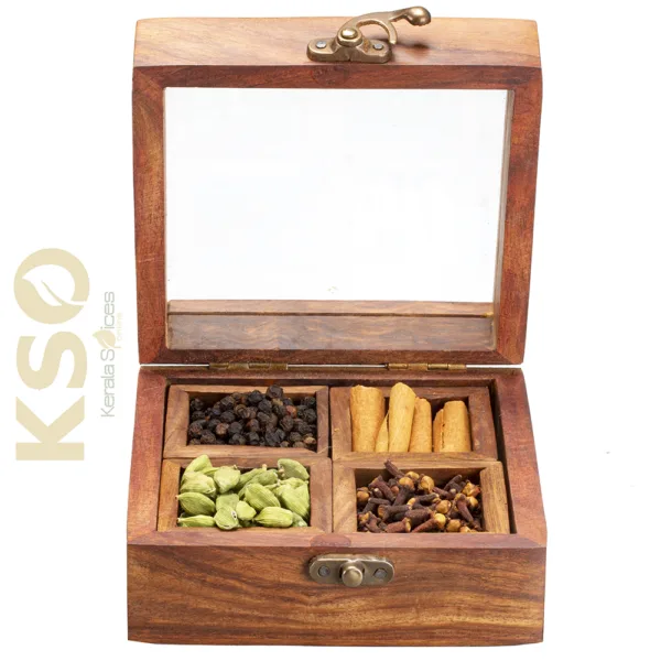 Wooden Spices Small Gift Box - Image 4