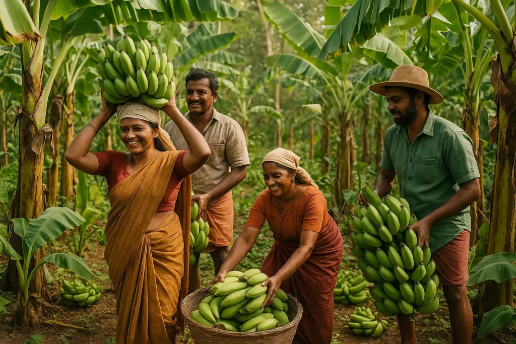 banana cultivation in kerala