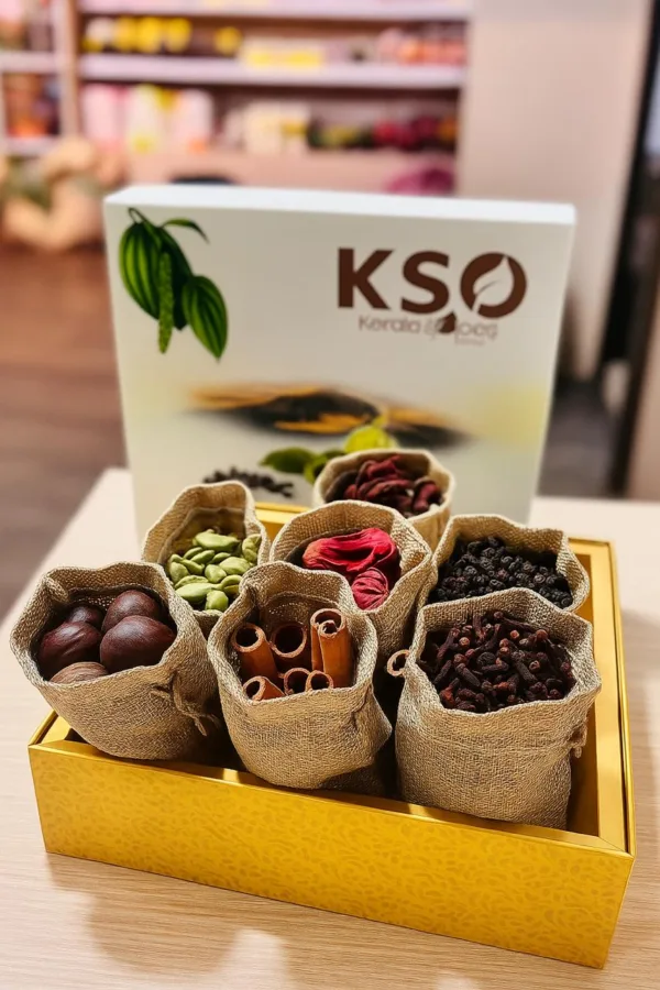 Traditional Kerala Spices Gift Hamper Bag Edition - Image 4