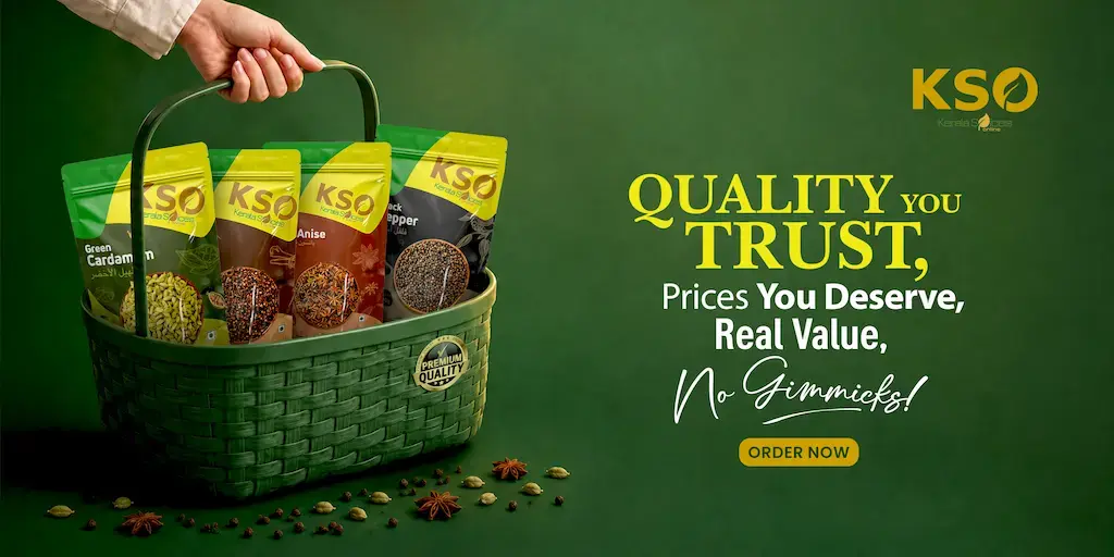 Fresh Authentic Kerala Spices Banner