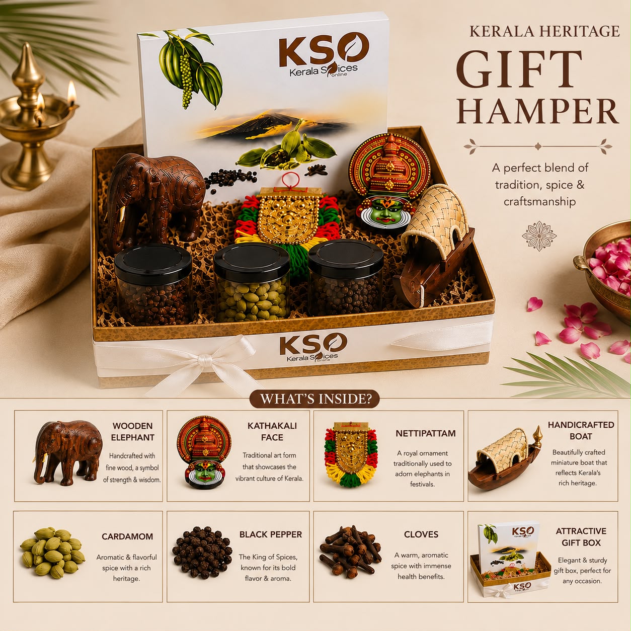 Kerala Heritage Gift Hamper - Image 2